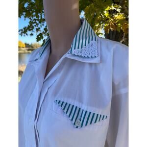 Vintage White Button Up